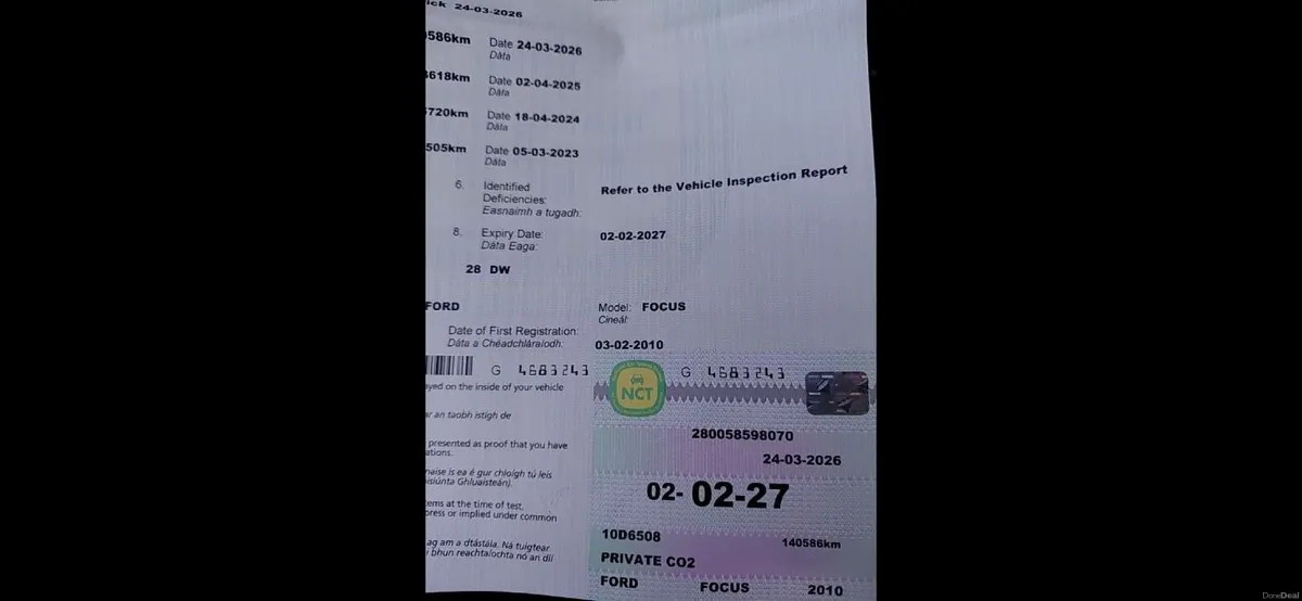 1.6tdci,New nct today,driving as new,NO OFFERS pls - Image 2