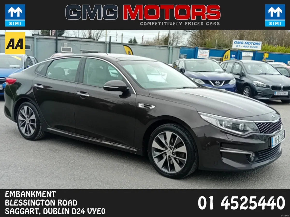 Kia Optima LEATHER GSE 4DR..SAT NAV..REVERSE CAMER - Image 1