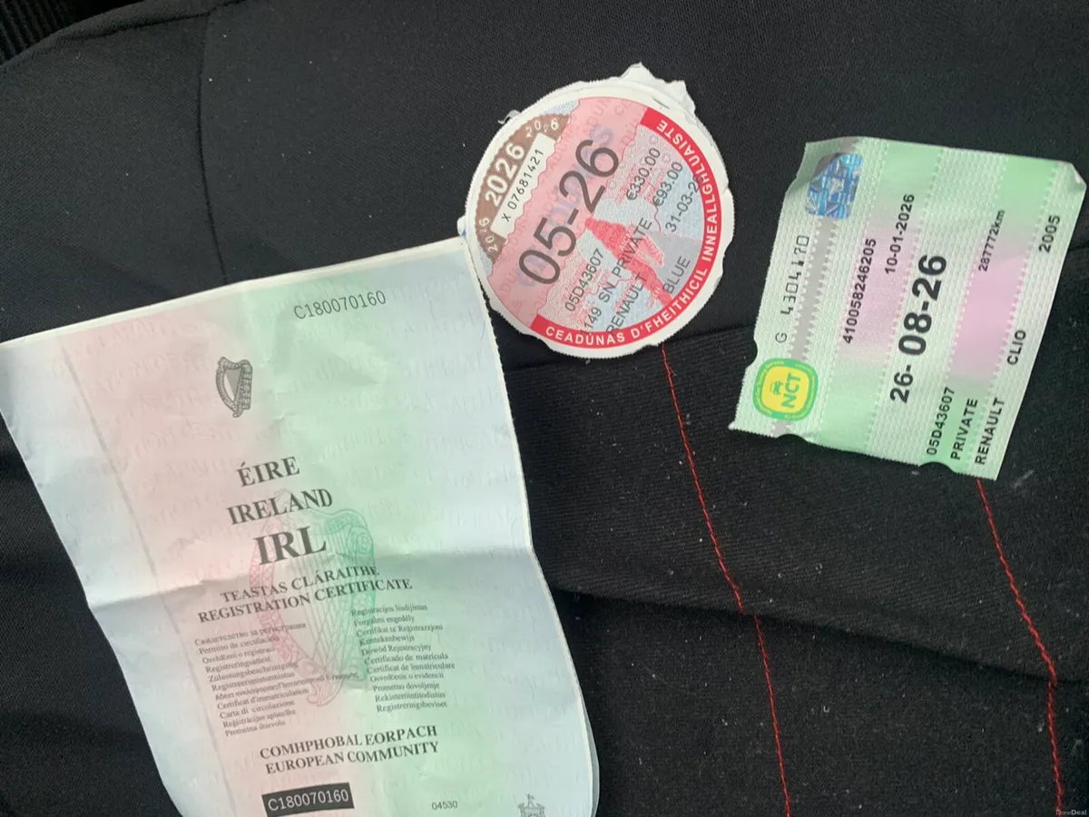 Renault Clio NCT and tax - Image 3