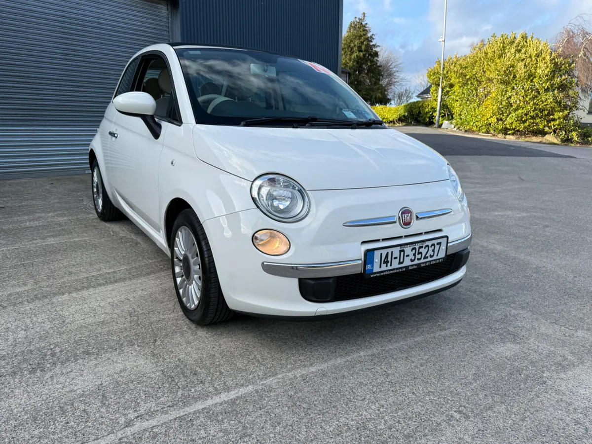 141 Fiat 500 1.2 Petrol Manual New NCT LOW Mileage - Image 2