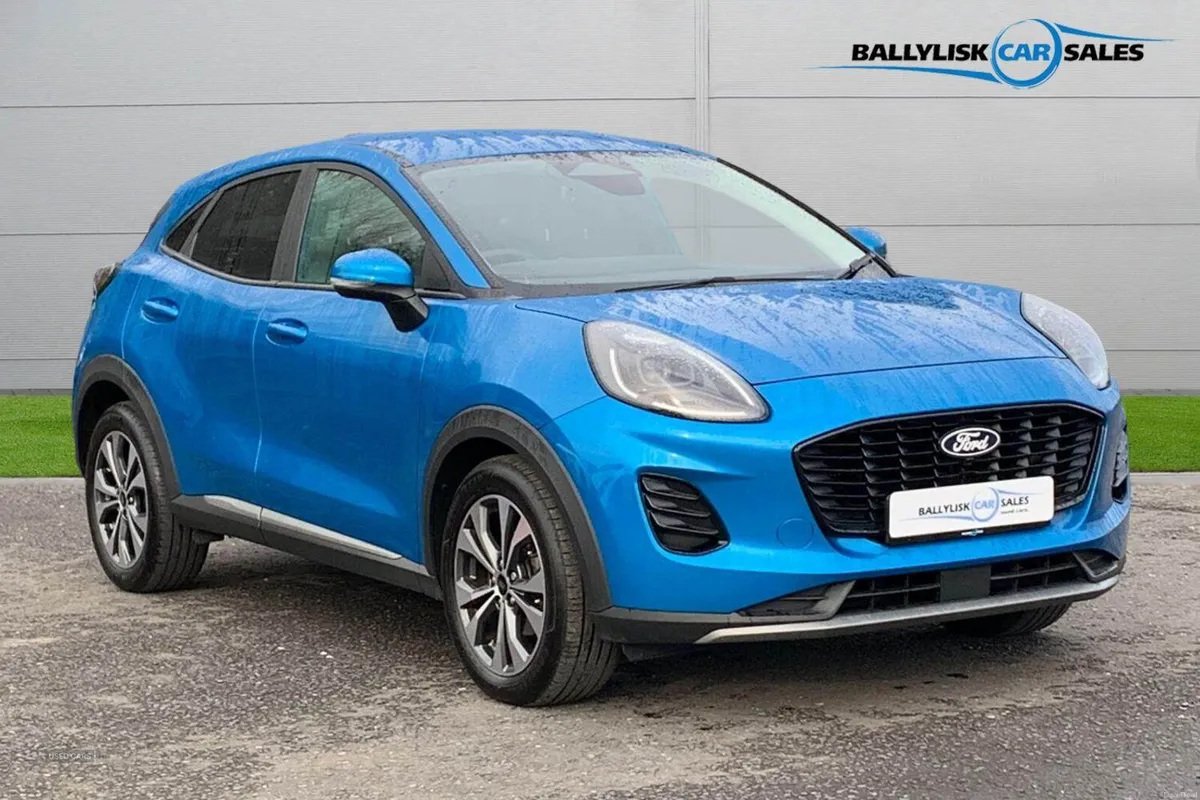 Ford Puma 1.0T 125PS Titanium in Digital Aqua Blue - Image 1