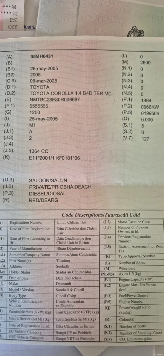 Toyota Corolla 2005 - Image 3