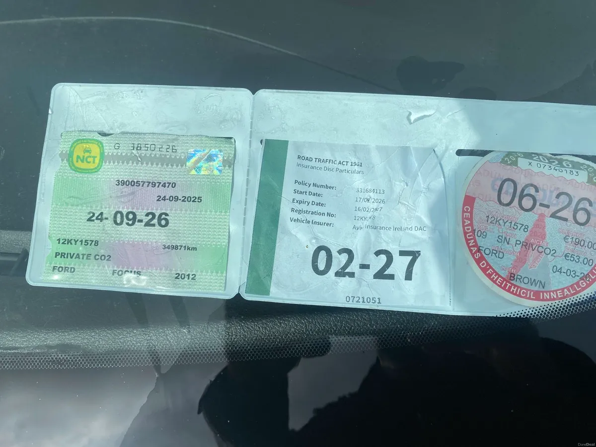 Ford focus 1.6tdci taxed and tested - Image 4