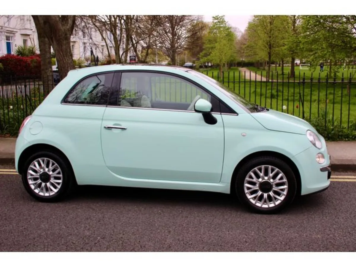 Fiat 500 1.2 Lounge 69BHP , FSH, NCT, TAX, ONLY 10 - Image 2