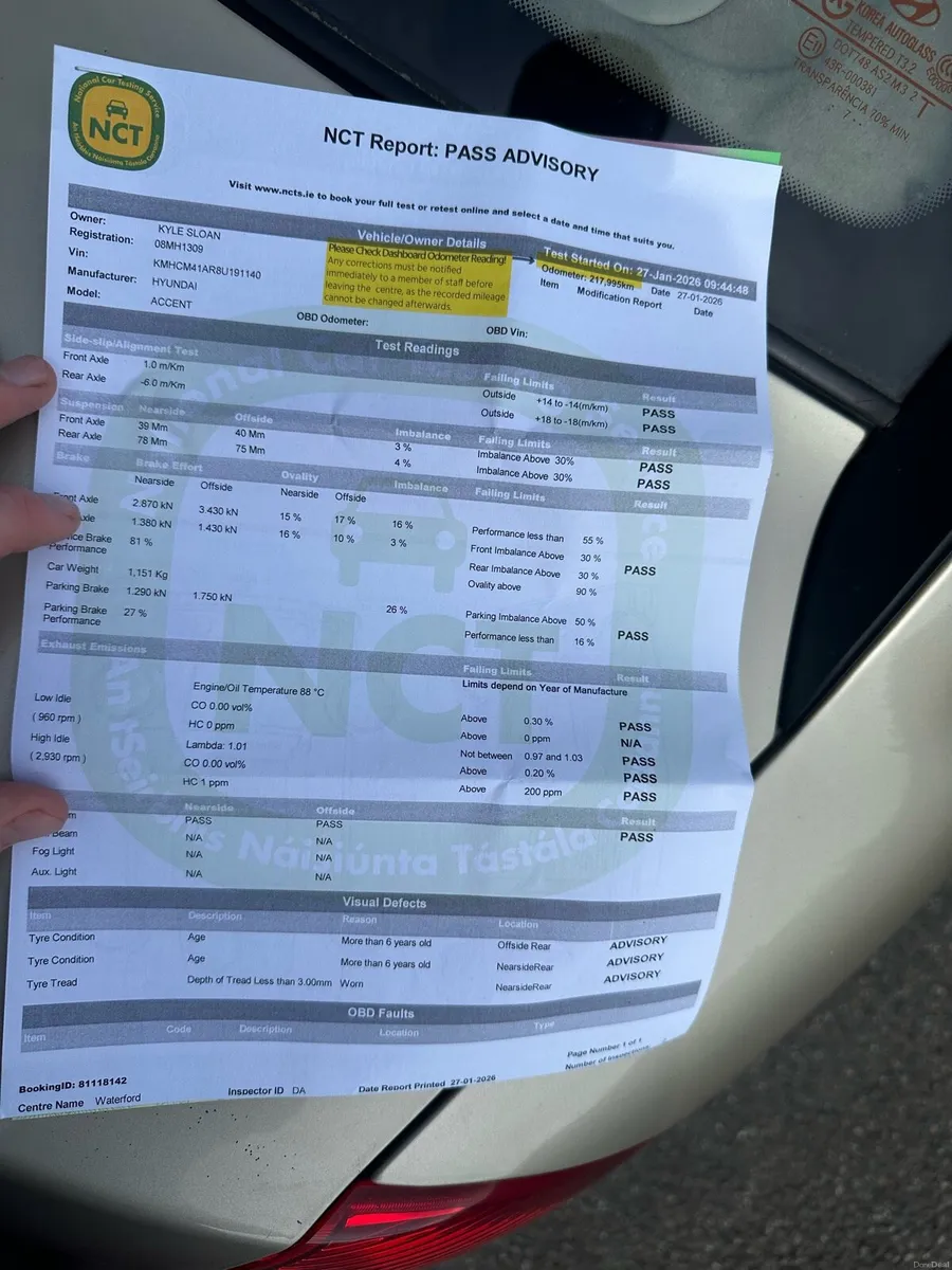 Hyundai Accent 2008 - NCT 2027 €400 road tax - Image 4