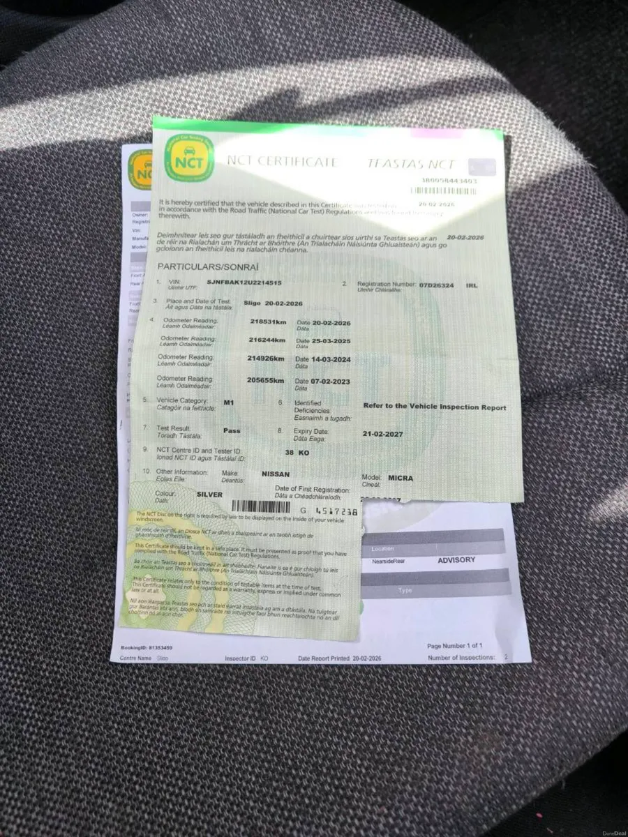 Nissan Micra 2007, Auto NCT 2/27 - Image 4