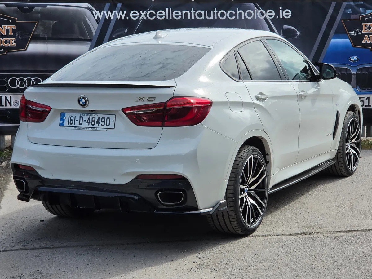 BMW X6 2016 40D M-SPORT WHITE IMMACULATE - Image 4