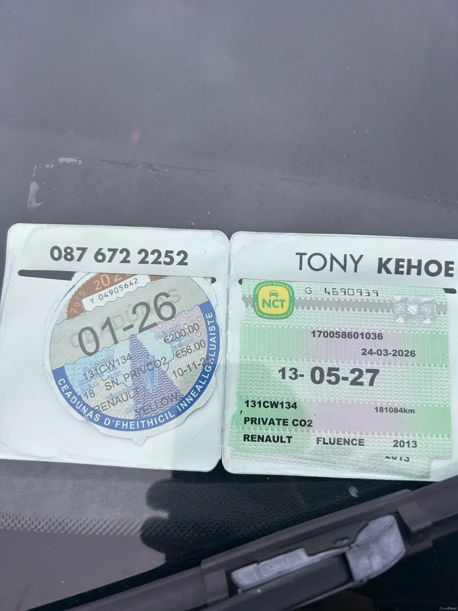 Renault Fluence 2013 1.5 Diesel Manual For Sale - Image 2