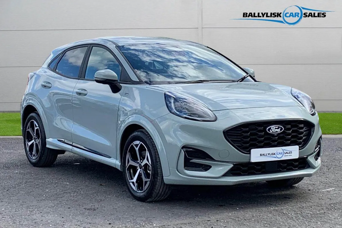 Ford Puma 1.0T 125PS ST-Line Auto in Cactus Grey w - Image 1