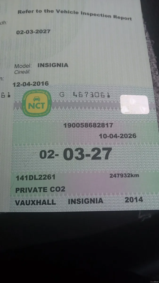 Vauxhall Insignia 2014 **year test** - Image 4