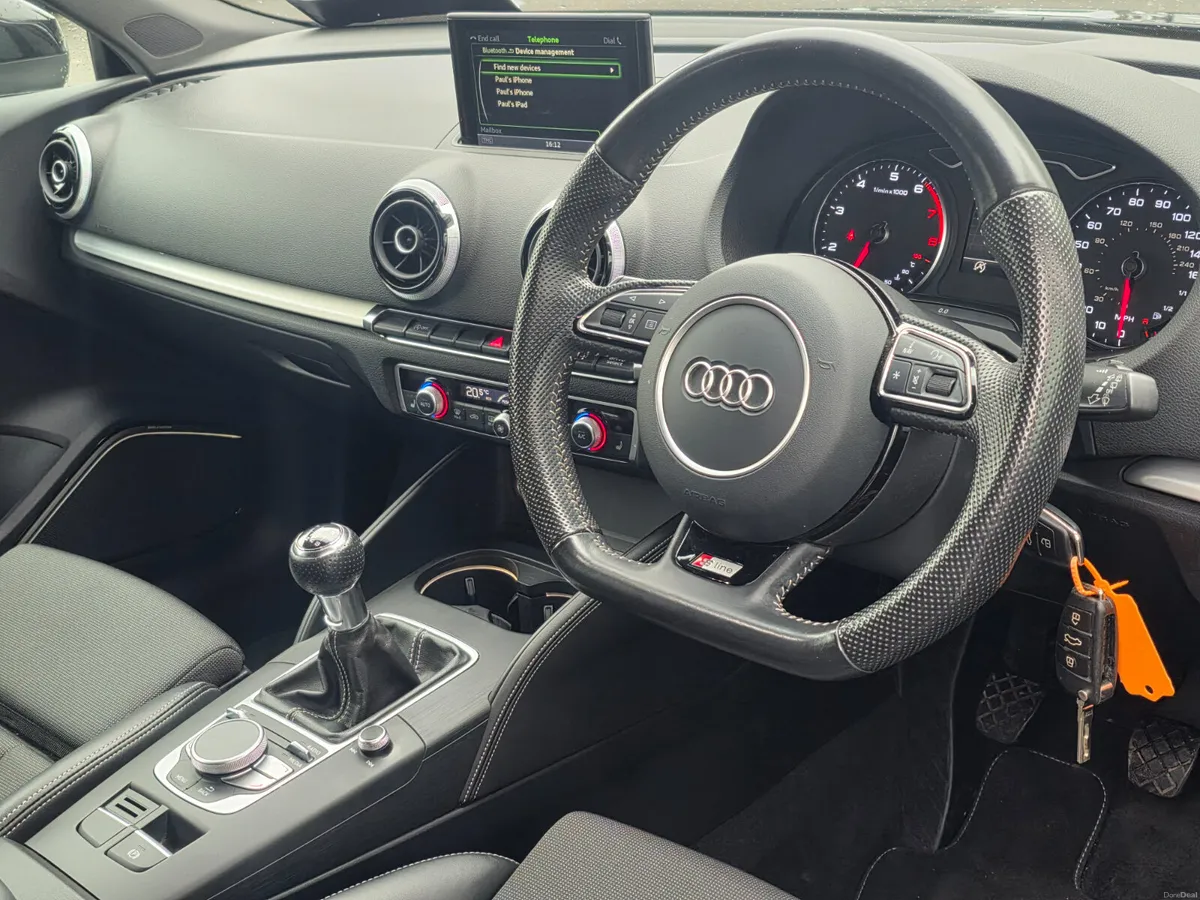 2015 Audi A3 1.4 TFSI S-LINE 150BHP // LOW MILEAGE - Image 4