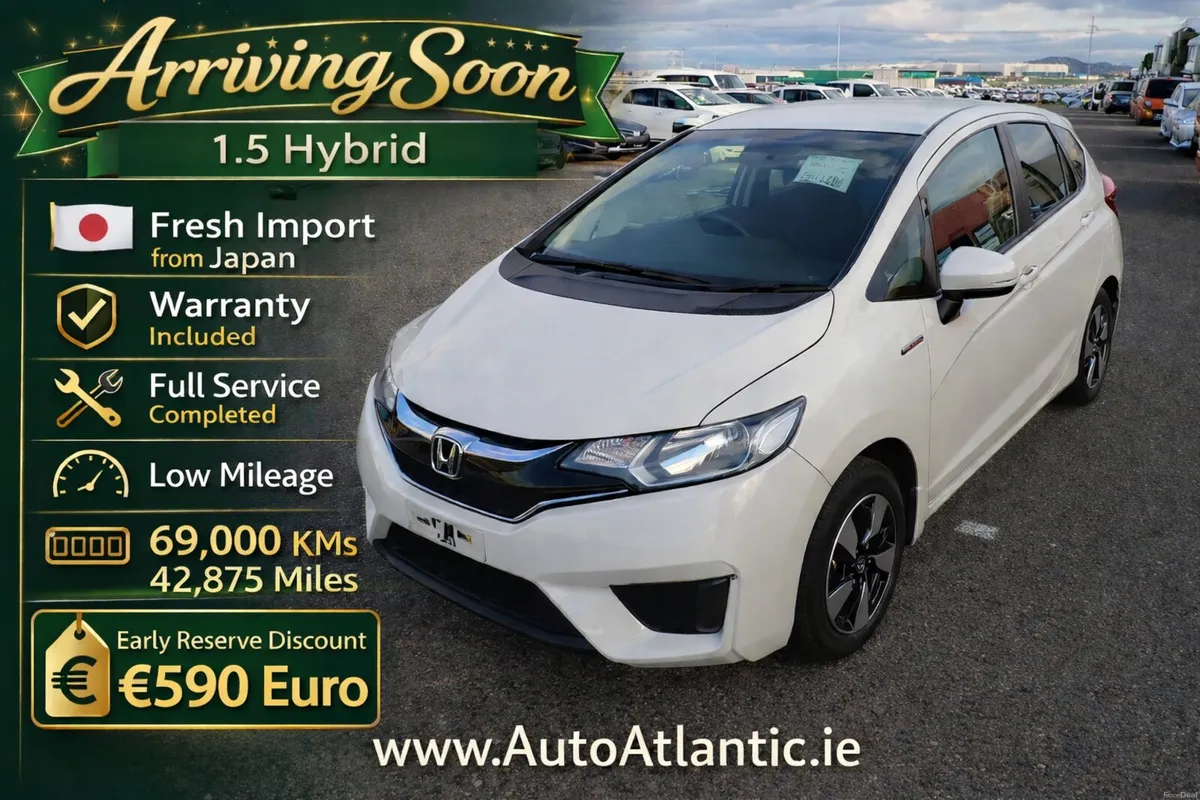 ❁ Arriving Soon ❁ Honda Fit Hybrid ❁ Low Mileage ❁ - Image 1