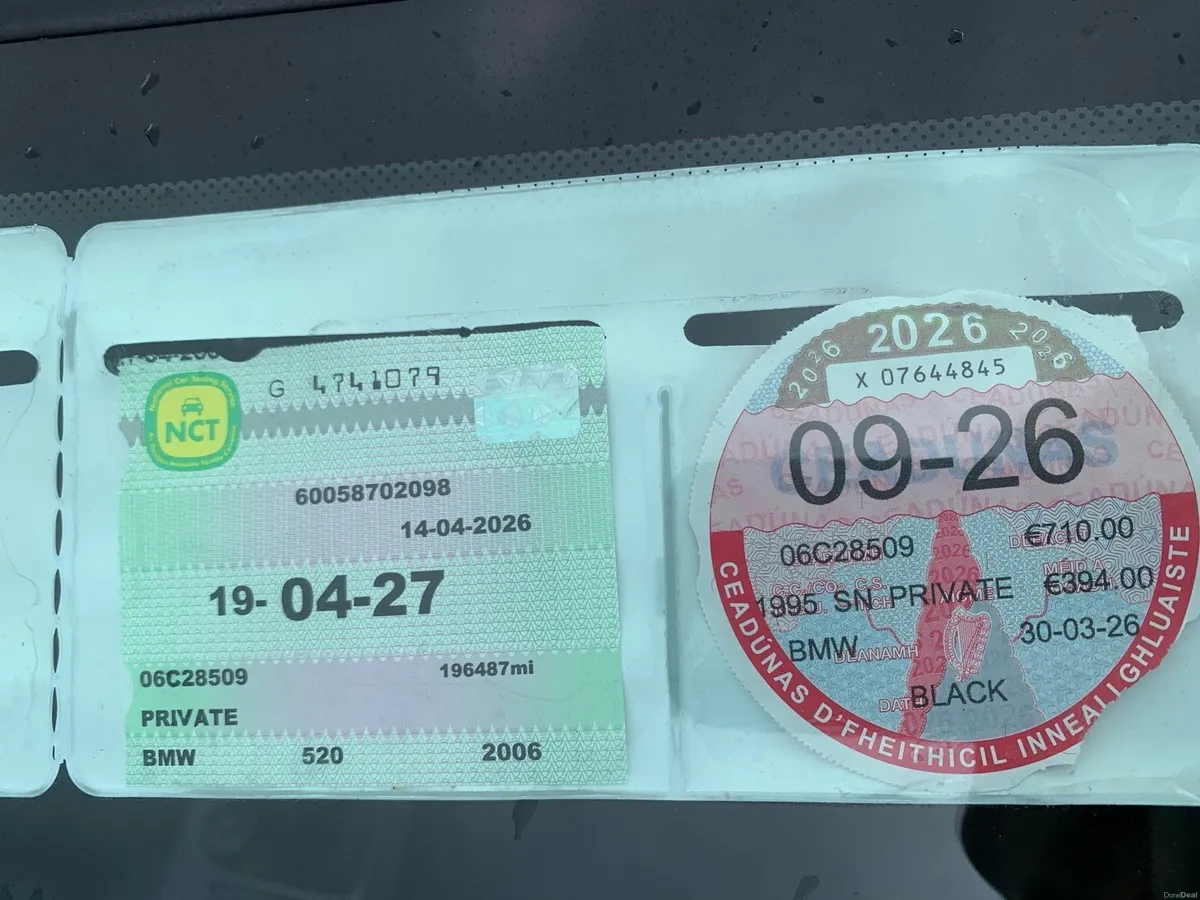 2006 BMW 520d, Nctd 4/27, Taxed 9/26 - Image 1