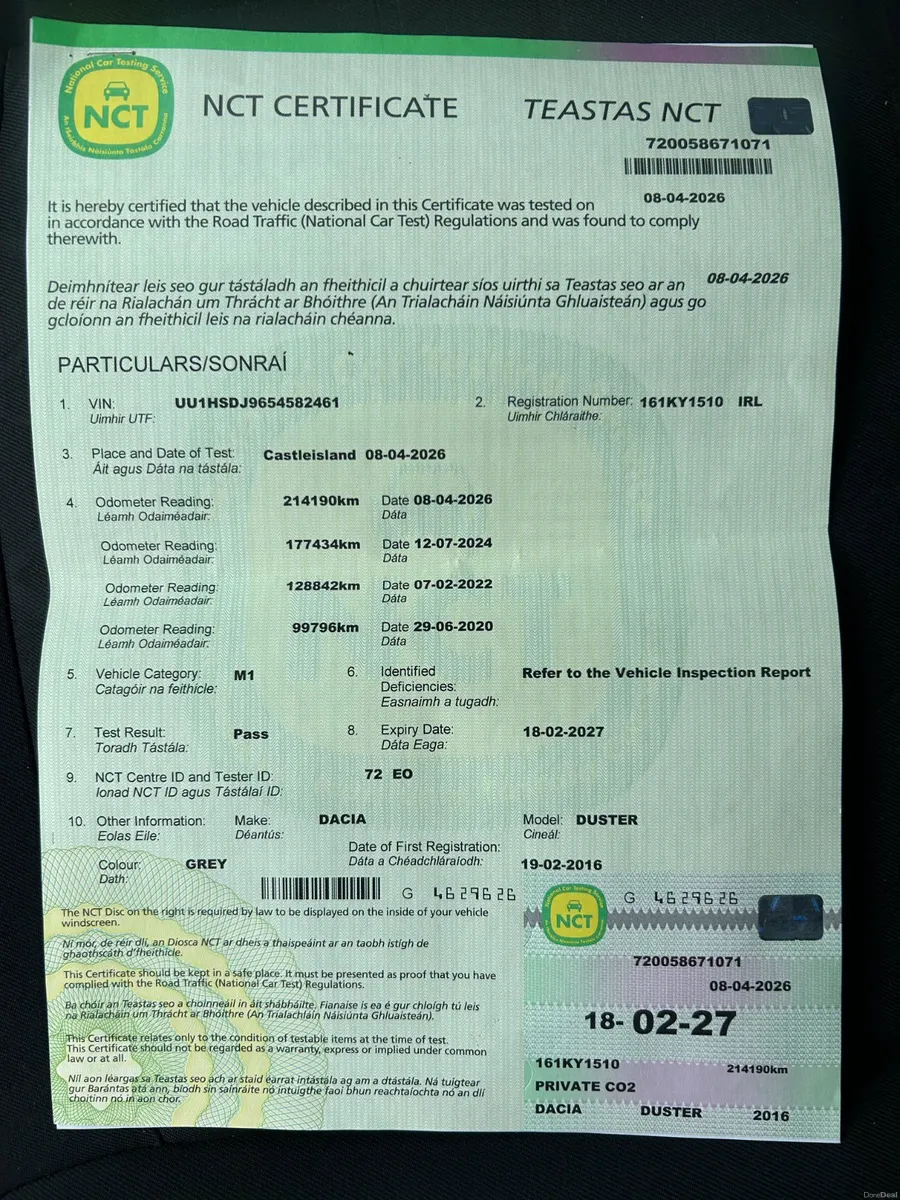 2016 Dacia Duster… One owner car!! - Image 4