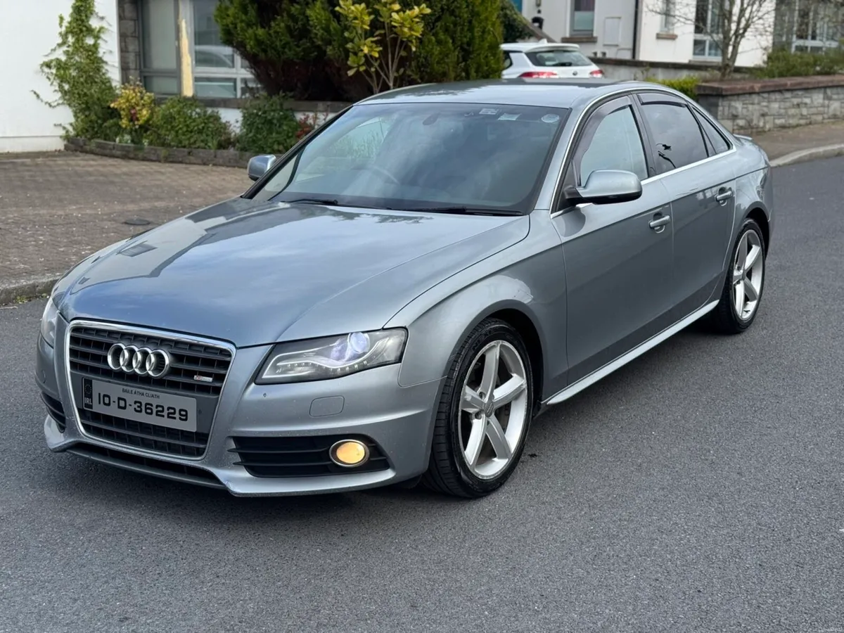 AUDI A4 2.0 TDI SLINE 2010 NCT AND TAX - Image 2