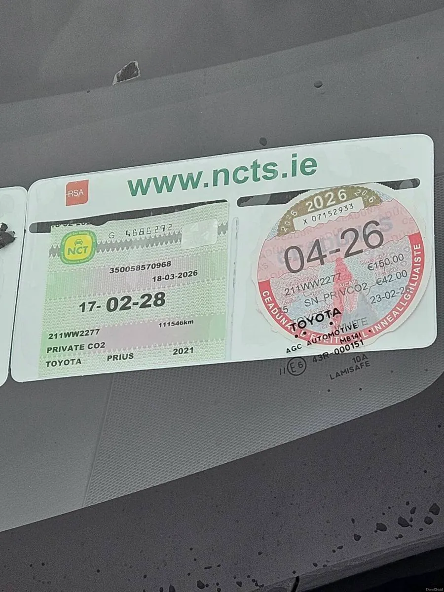 2021 PRIUS TEXI PLATE AVAILABLE ON REQUEST - Image 2