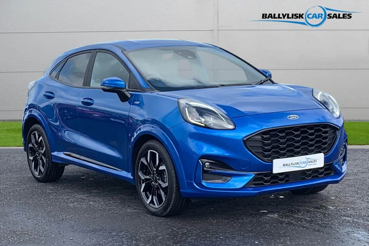 Ford Puma 1.0T ST-Line X in Desert Island Blue wit - Image 1