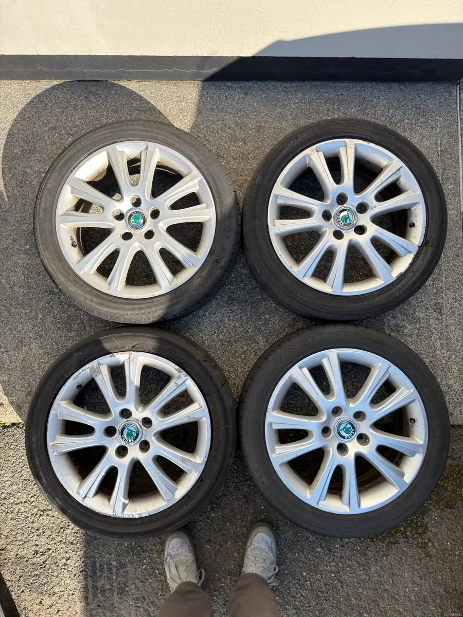 Skoda Octavia vRS Mk2 Zenith 17” Alloys - Image 1