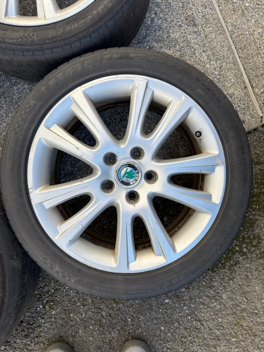 Skoda Octavia vRS Mk2 Zenith 17” Alloys - Image 4