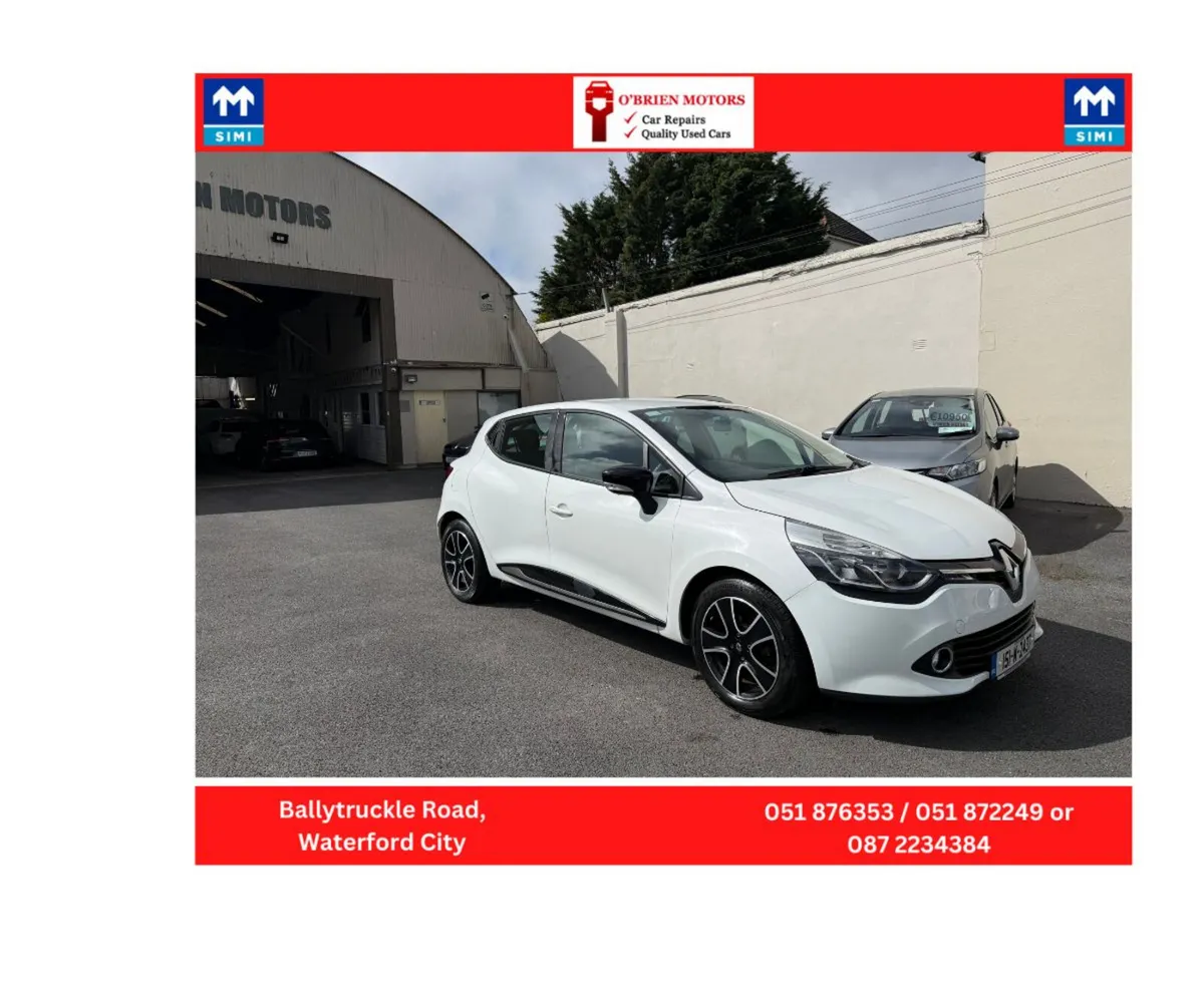 2015 Renault Clio, Dynamique Nav,1.2 ,Petrol. - Image 1