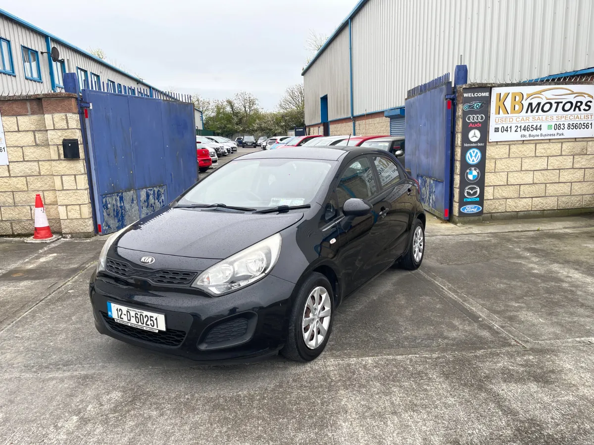2012,KIA RIO 1.25 Petrol 1 AIR 5DR,New Nct - Image 1