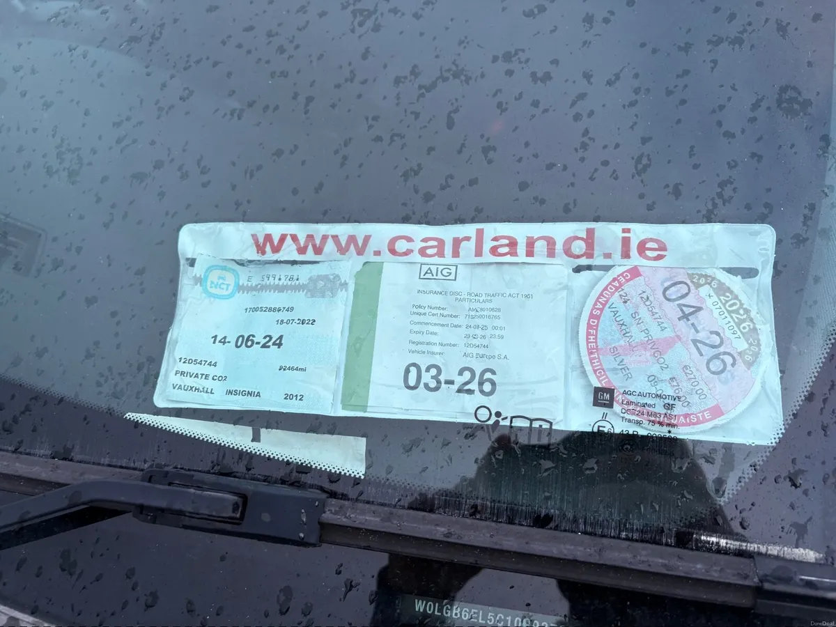 Vauxhall Insignia 2012 - Image 3