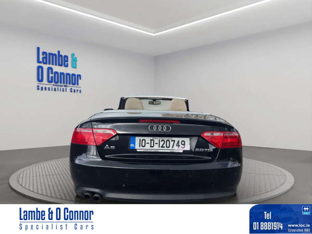 Audi A5 CABRIOLET 2.0 TDI SE *** BLACK / CREAM LEA - Image 6