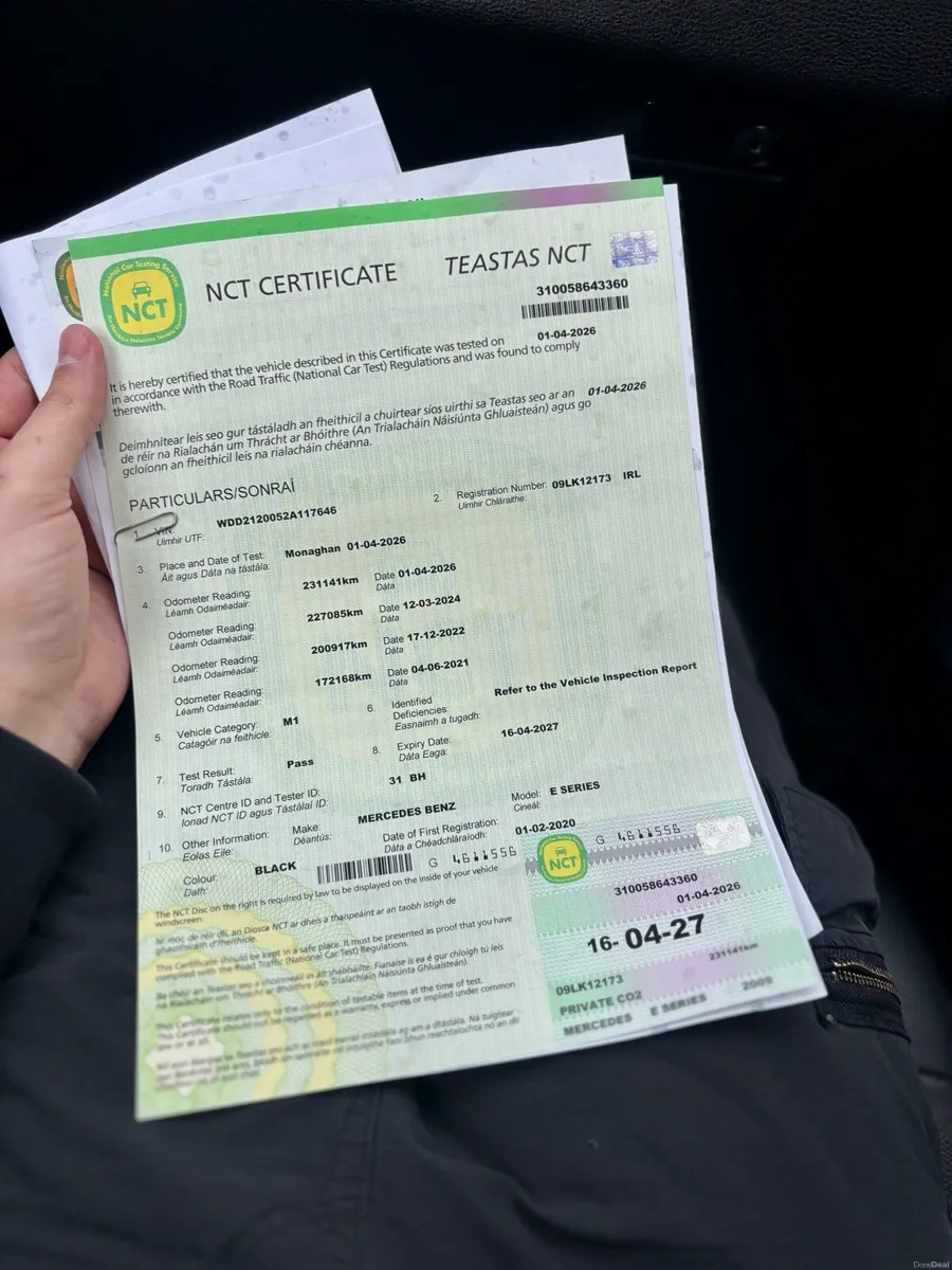 2009 Mercedes-Benz E200 2.1L CDI Low Mls New NCT - Image 2