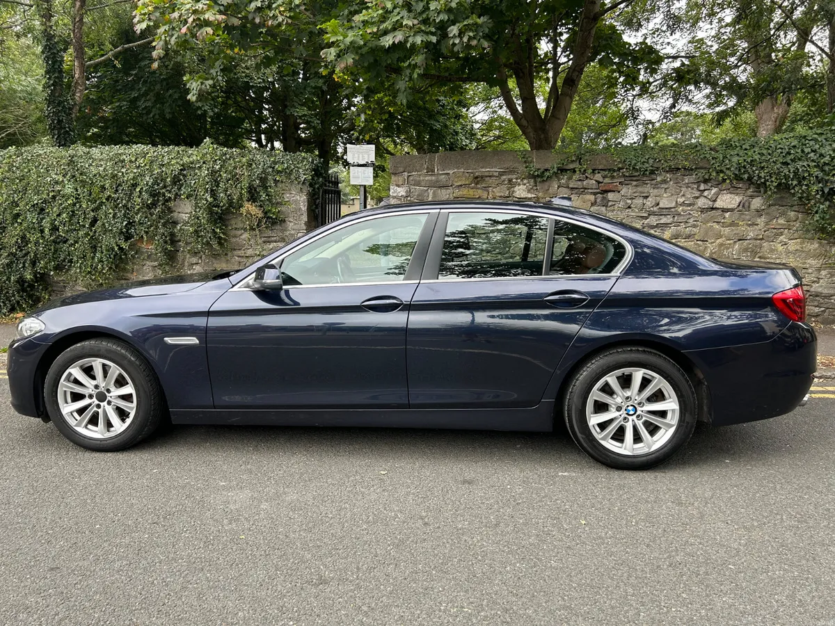 2014 BMW 5 SERIES DAKOTA BROWN LEATHER - Image 4