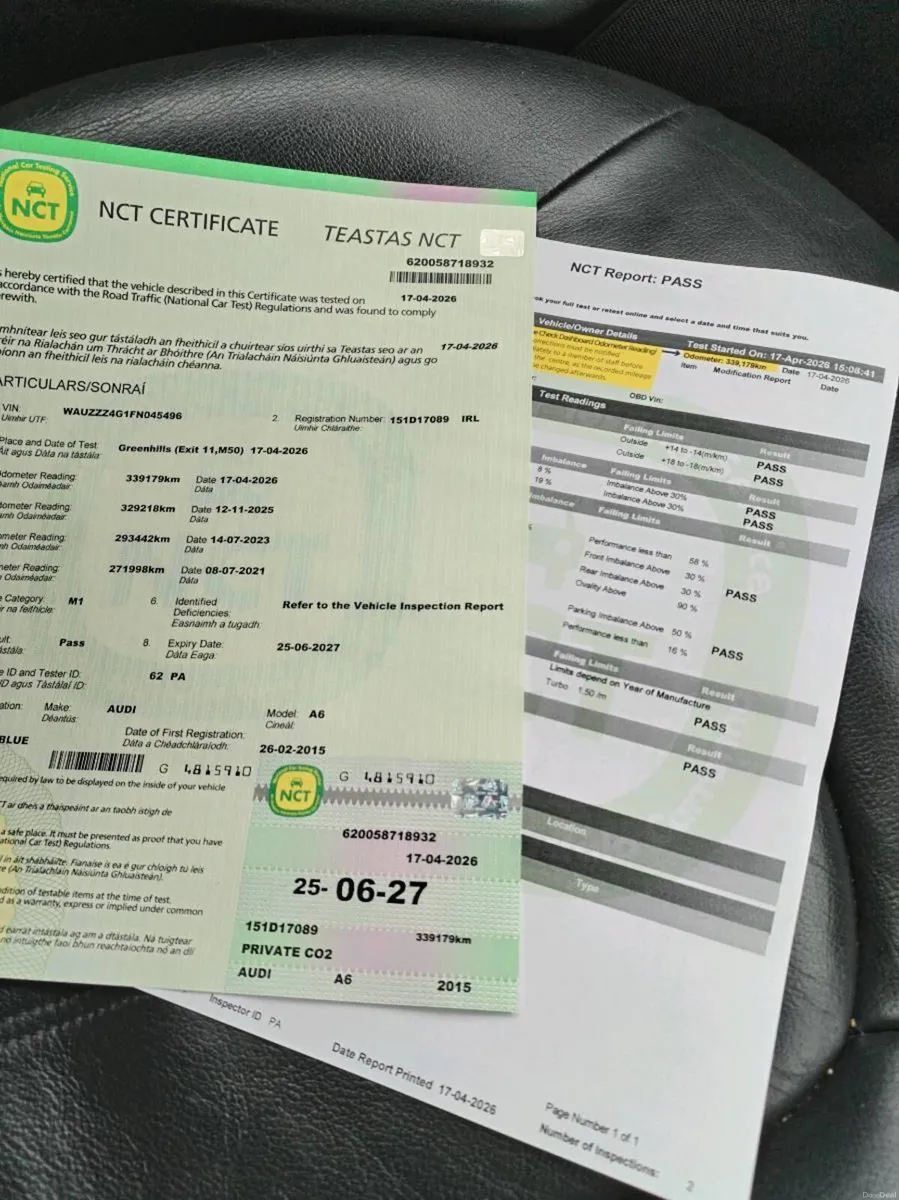 Audi A6 2.0 Disel ultra automatic pass new NCT - Image 2