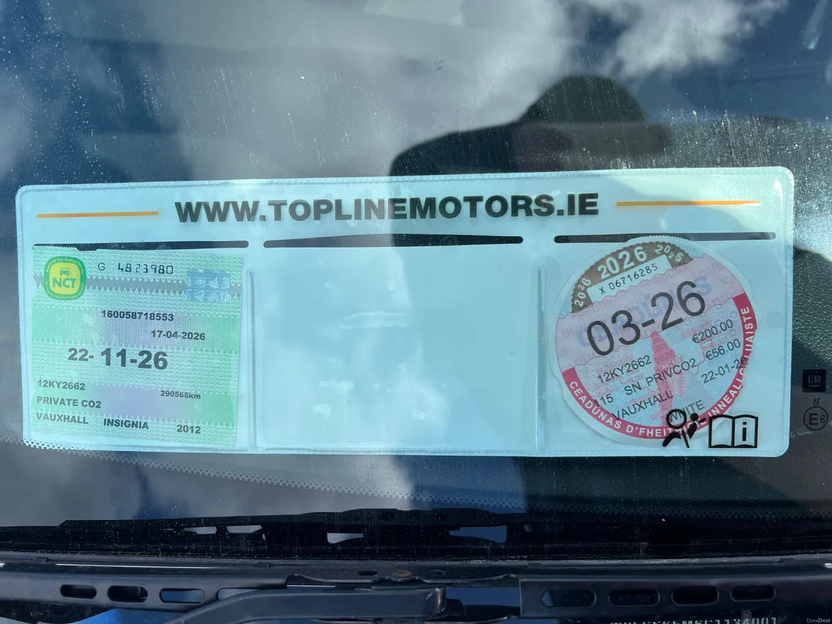 //OPEL Insignia 2012/NEW NCT//SERVICED// - Image 2