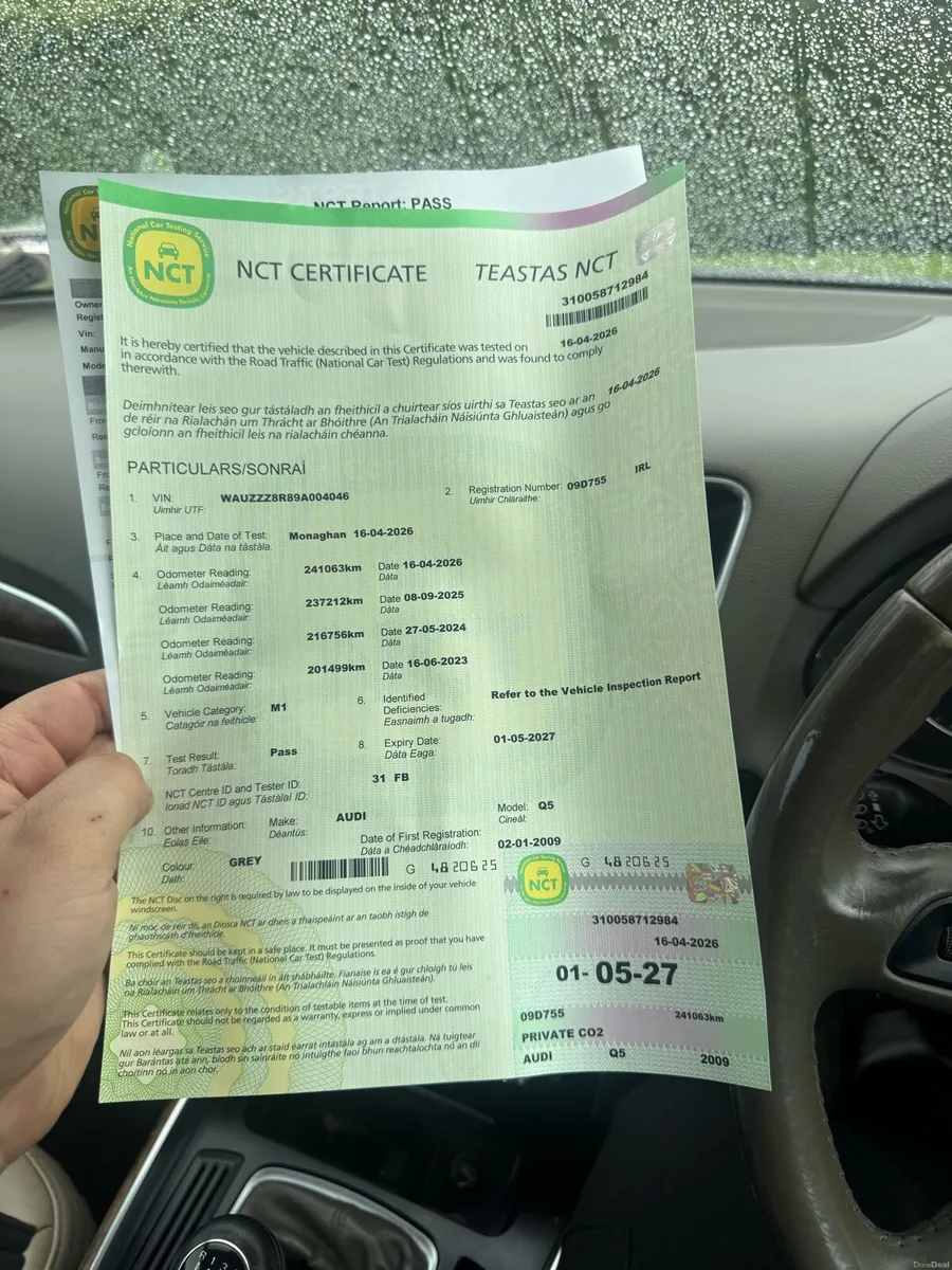 Audi Q5 2.0TDI Quattro New Nct 05/2027 - Image 4