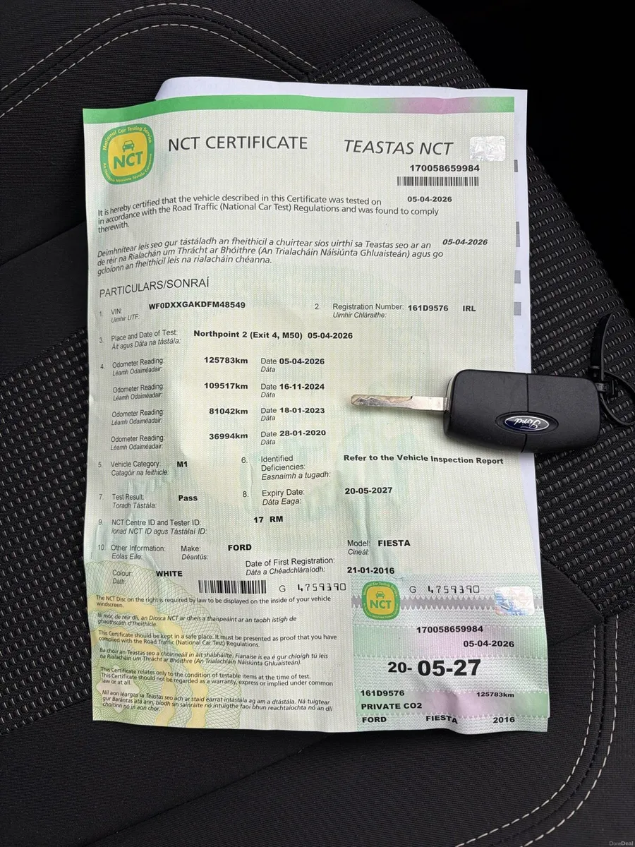 2016 FORD FIESTA 1.0 NEW NCT  05/2027! - Image 3