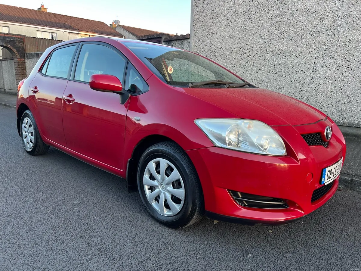 08 Toyota Auris 1.4 Petrol NEW Nct & Taxed - Image 1