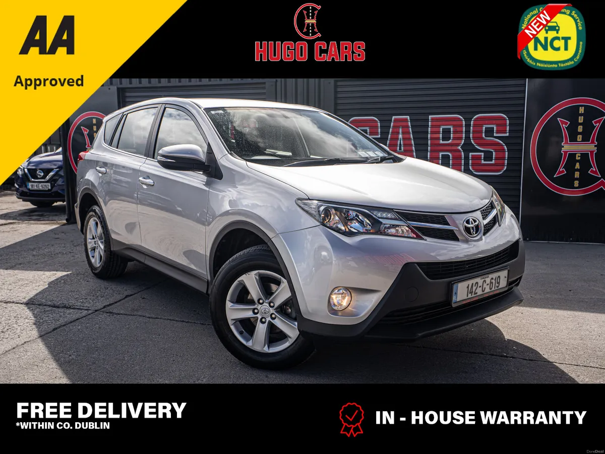 142 Toyota RAV4 2.0d/Irish/New NCT/Warranty - Image 1