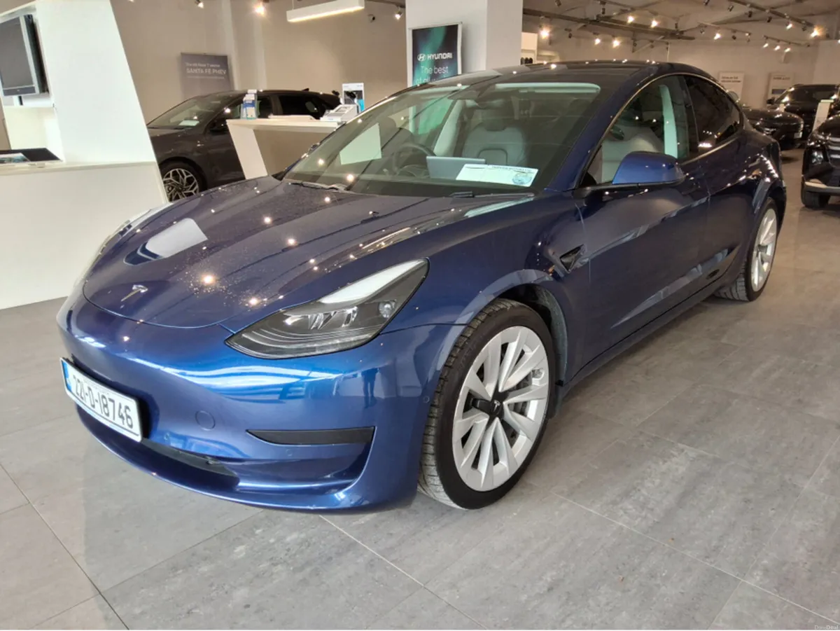 Tesla Model 3 - Pan Roof - Black Leather Interior - Image 3