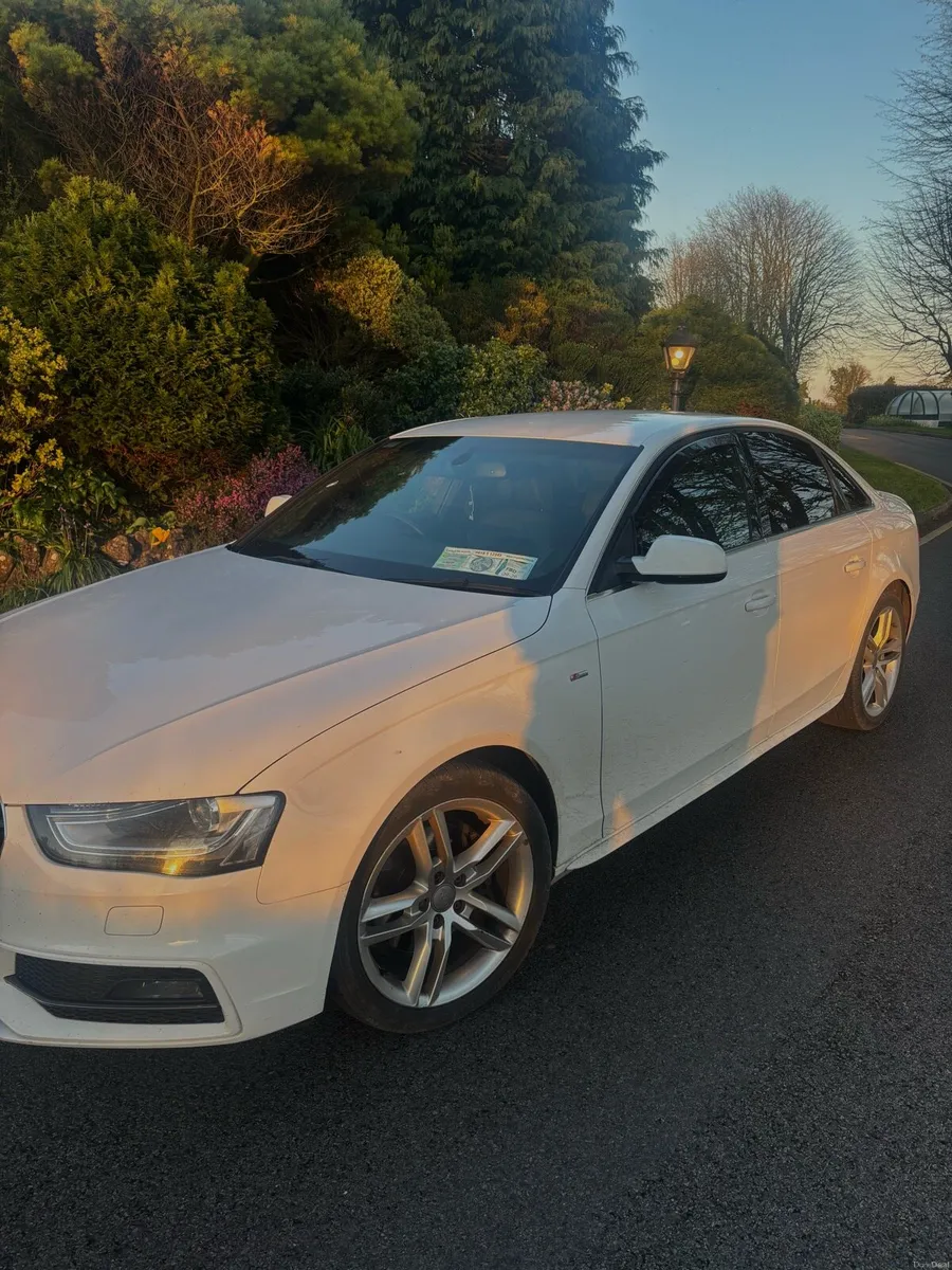 White Audi A4 - Image 3