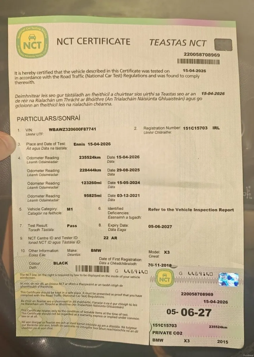 BMW X3 2015 (NEW NCT) - Image 2