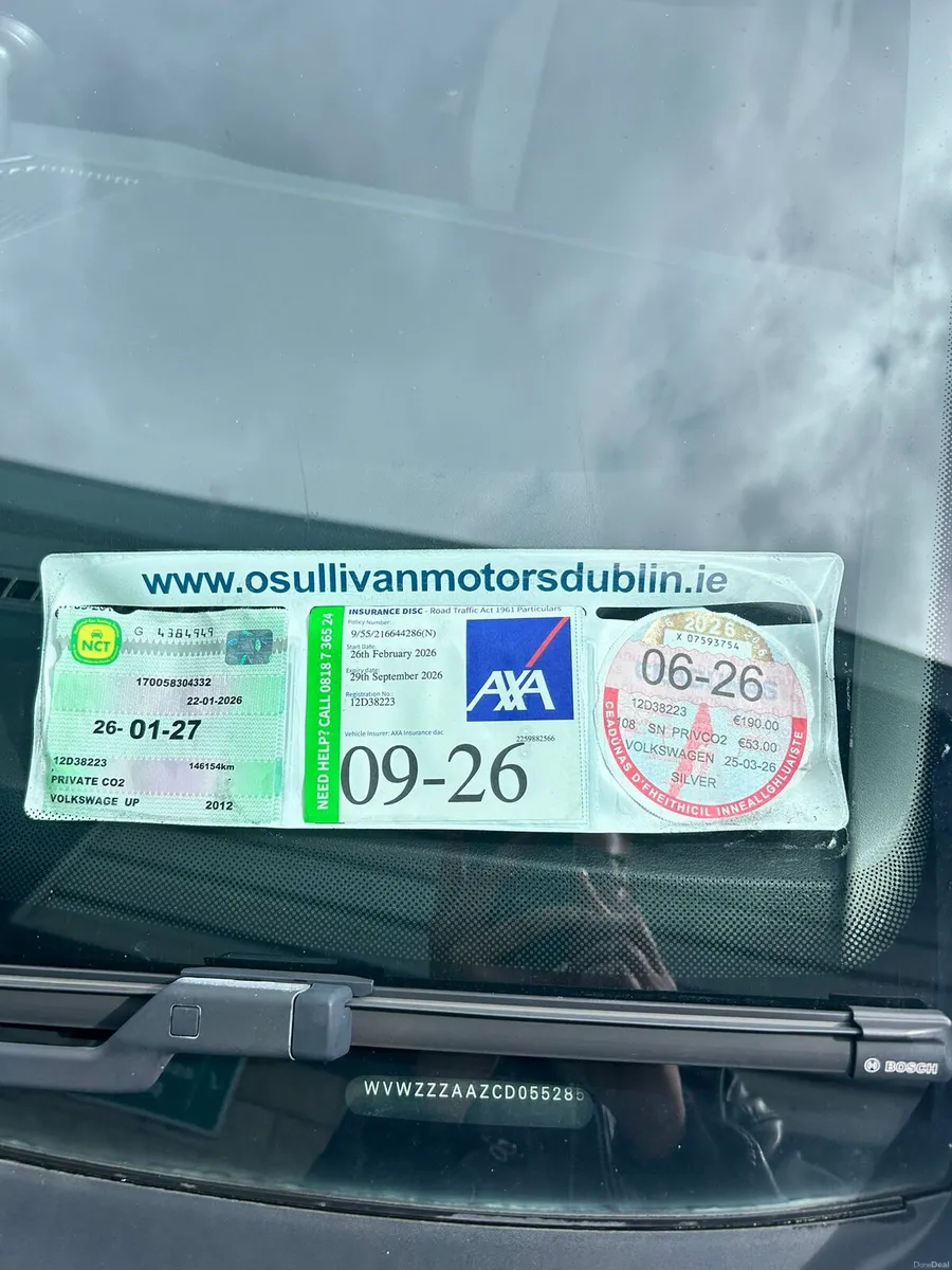 2012 VOLKSWAGEN UP 1.0L NCT 01/27& Motor tax 06.26 - Image 4