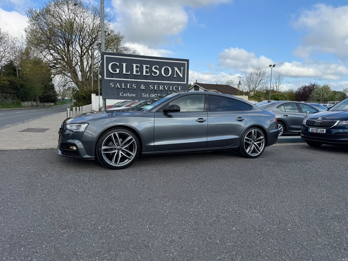 161 Audi A5 2.0TDi DSG 190 BHP SLine Black Edition - Image 1