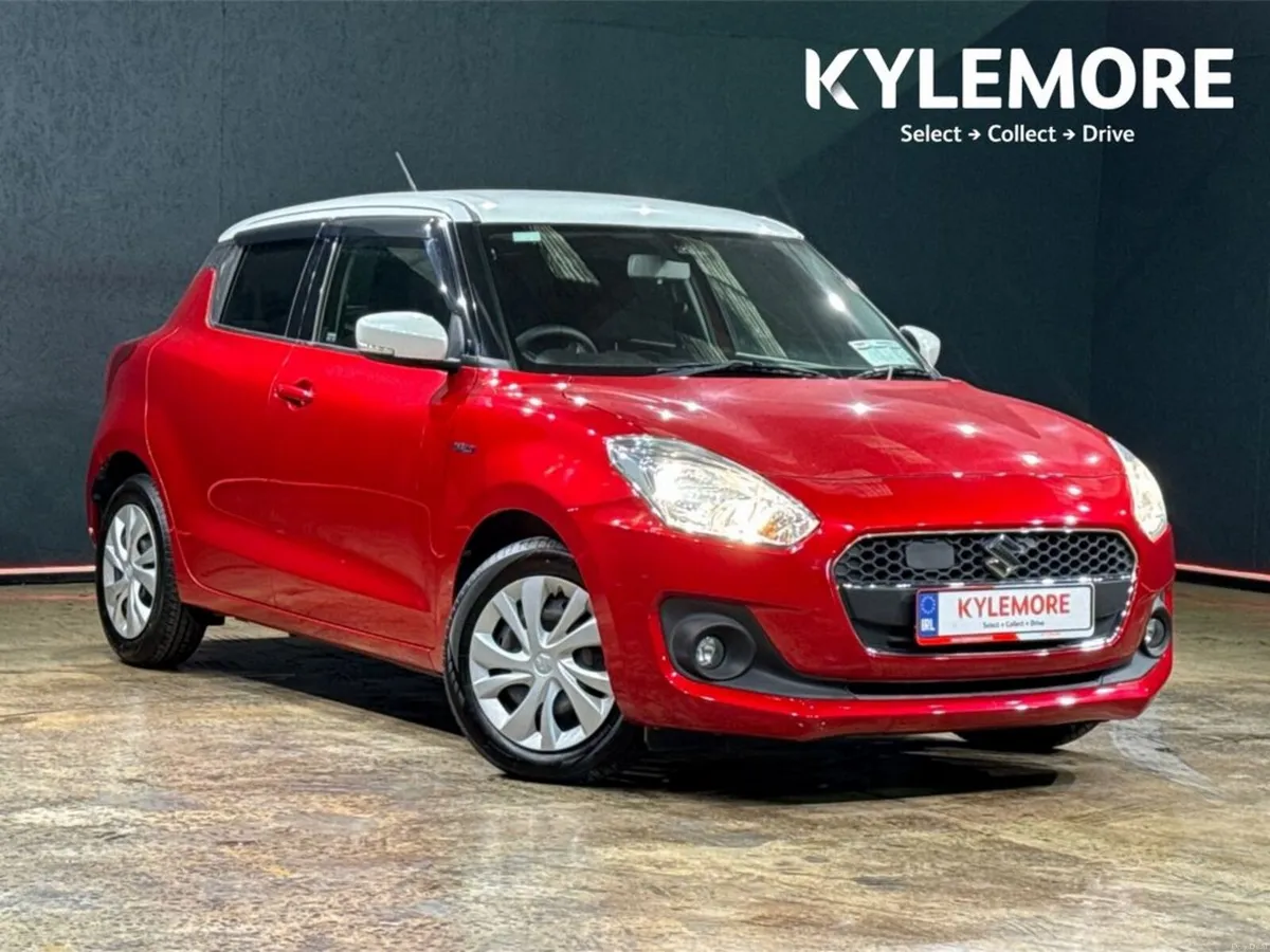 Suzuki Swift HYBRID 1.2 AUTOMATIC - RED/WHITE TWO - Image 1