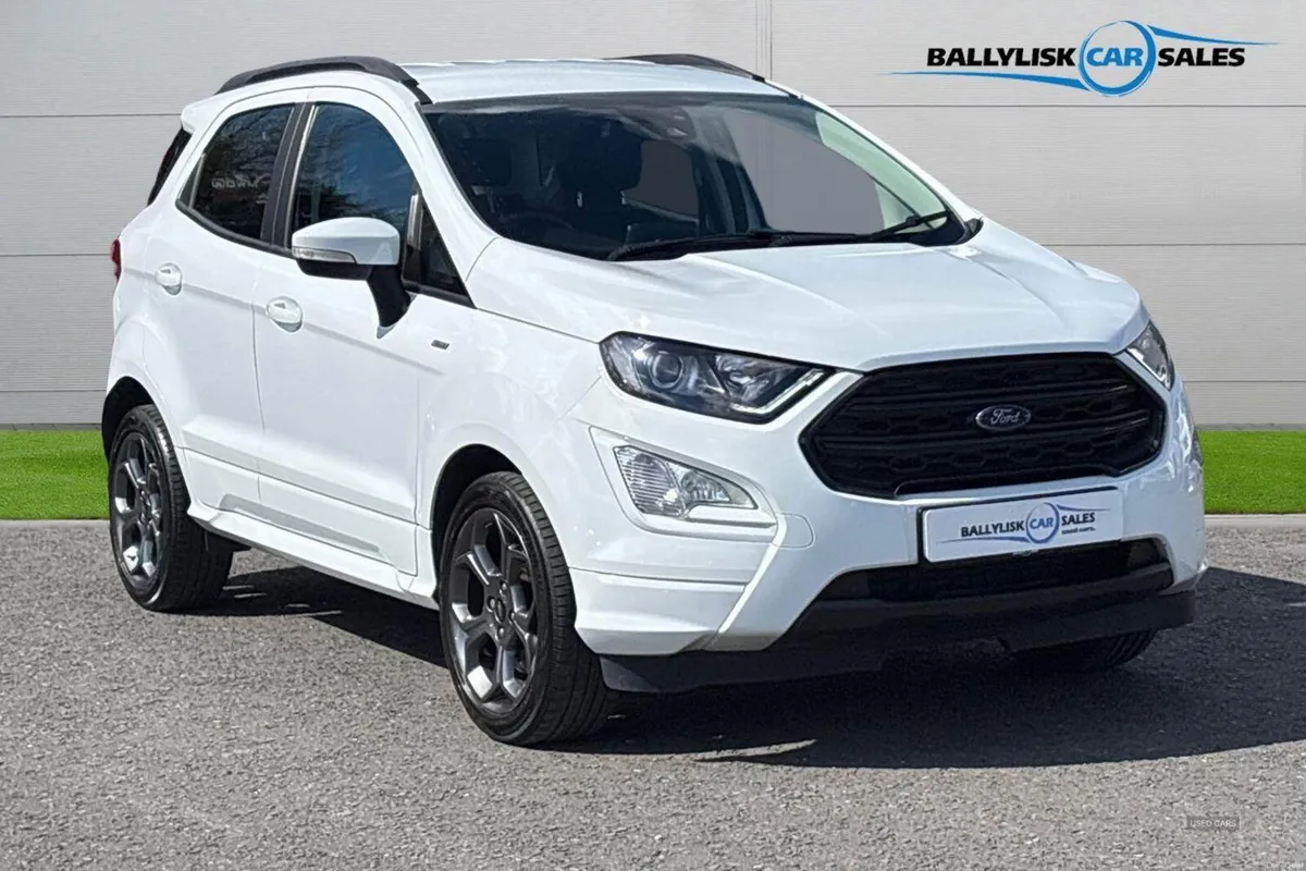 Ford EcoSport 1.0T 125PS ST-Line in White with 22K - Image 1