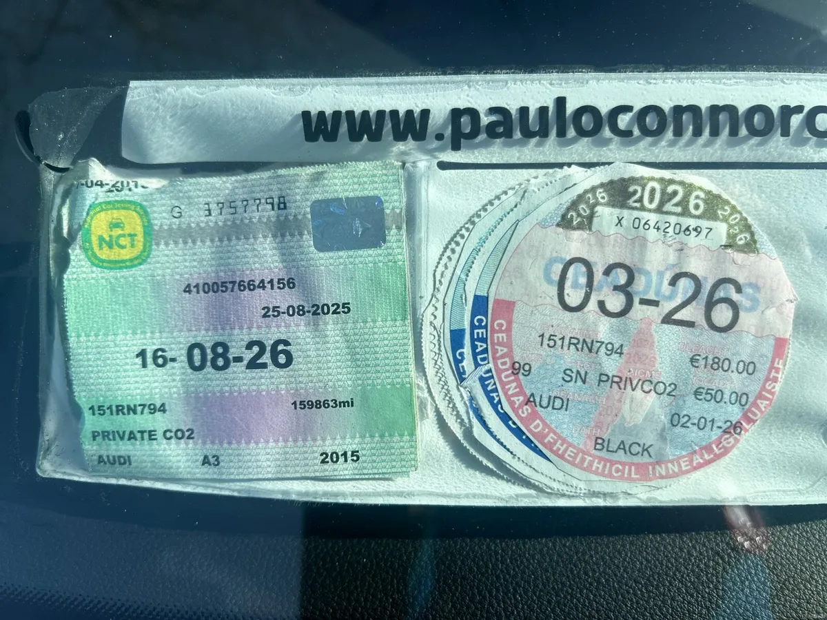 2015 Audi A3 1.6tdi - NCT 8/26 - Image 4