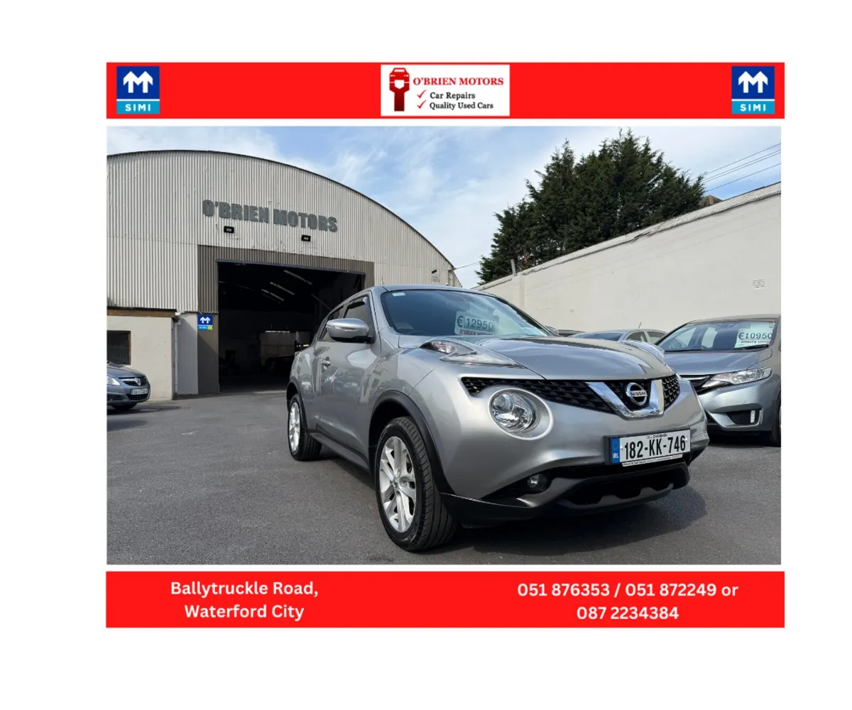 2018 Nissan Juke, 1.2 Turbo, 5 Door, Hatchback. - Image 1