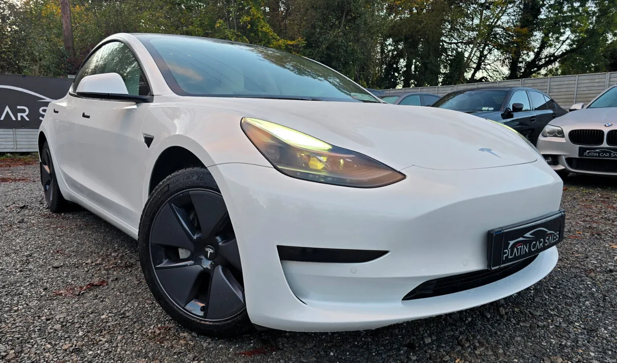 🔥 2022 Tesla Model 3 RWD White Interior - Image 2