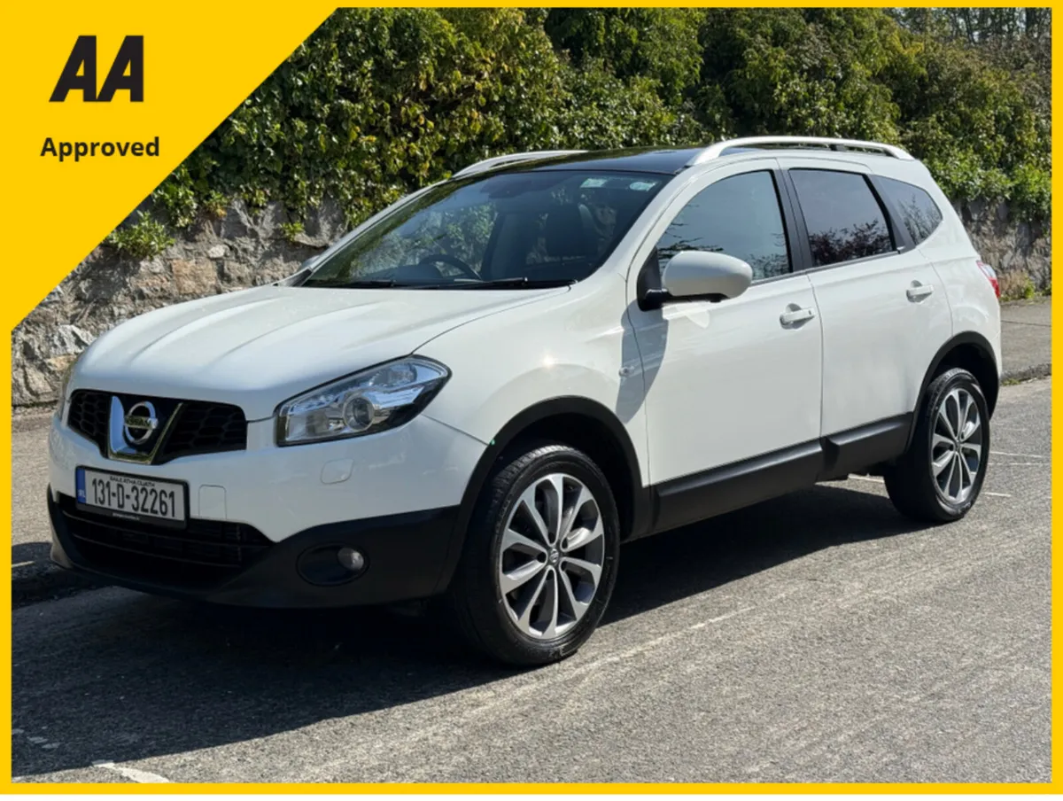 NISSAN QASHQAI + 2 TECKNA 7 SEAT LEATHER PAN ROOF - Image 1