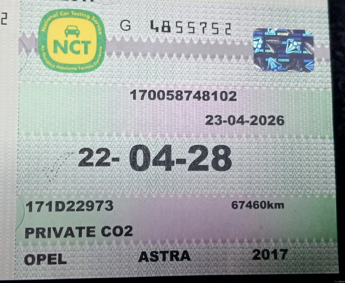 Opel Astra 2017 1.4 SC 5dr - FSH NCT & TAX - Image 3
