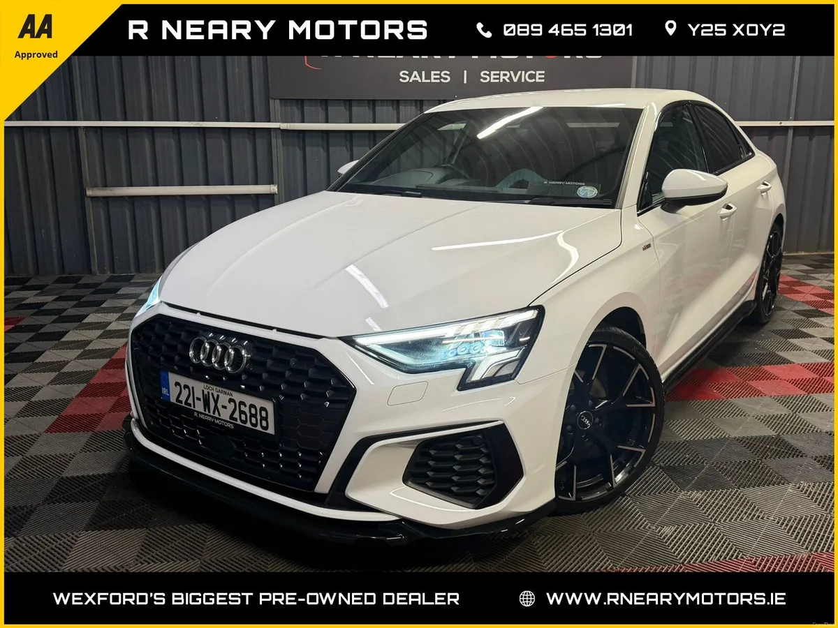 2022 Audi A3 30 TDI 116HP S Line Manual Black ED - Image 1