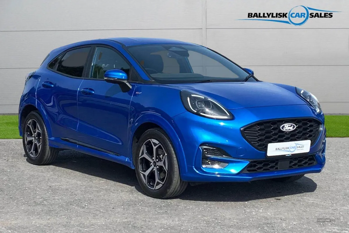 Ford Puma 1.0T 125PS ST-Line in Desert Island Blue - Image 1