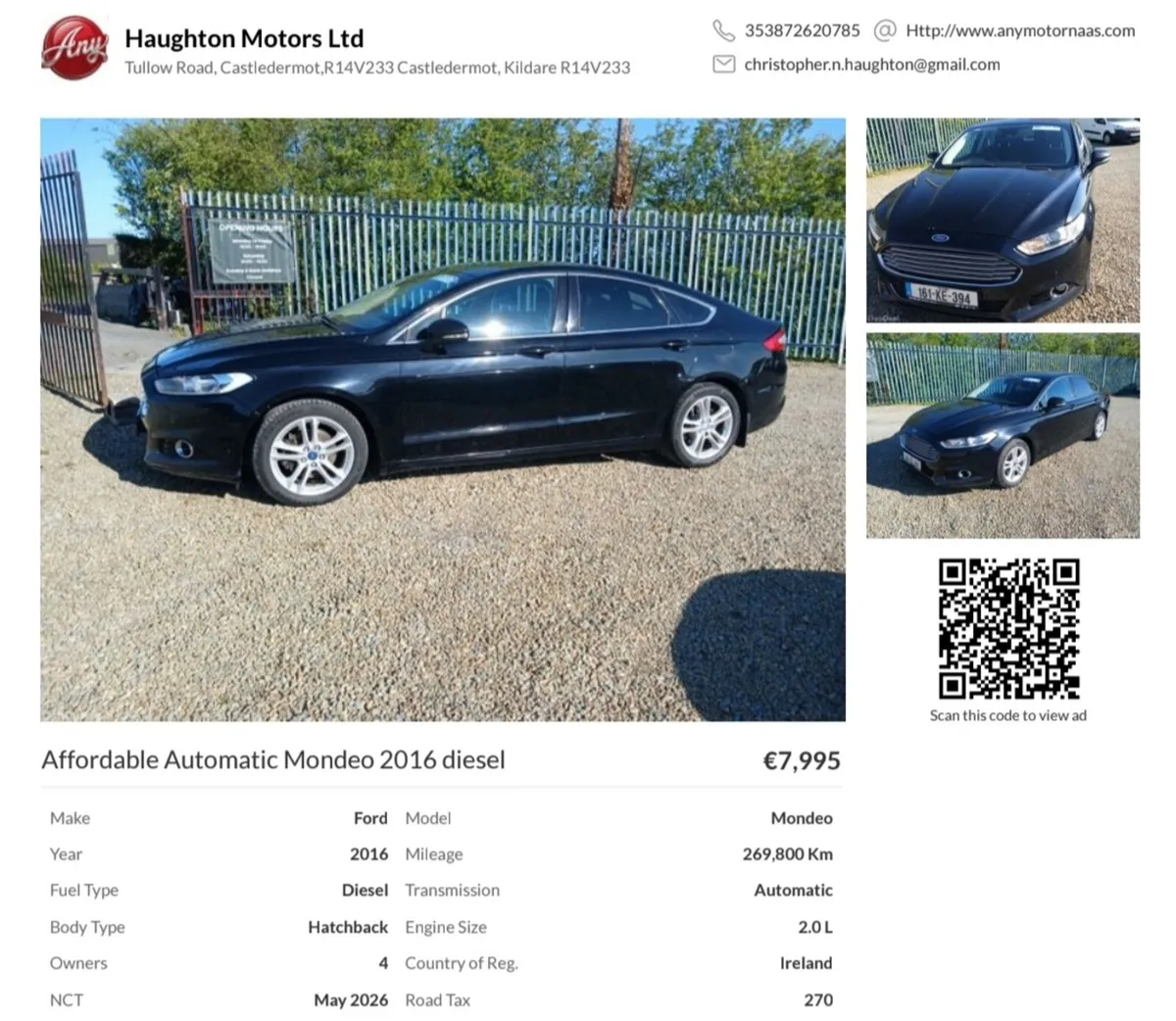 Affordable Automatic Mondeo 2016 diesel - Image 1
